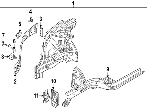 Inner Components for 2024 Hyundai Kona #0