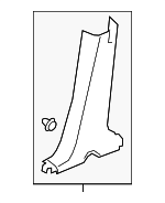 84171TRTA01ZA - Body: Lower Center Pillar Trim for Honda: Clarity Image