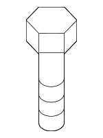 9XF00215X0 - Electrical: Ignition Coil Bolt for Mazda: 3, 6, CX-3, CX-5, CX-50, CX-70, CX-9, CX-90, MX-5 Miata, Tribute Image image