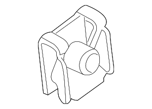 C2C28406 - Body: Cooling Duct Retainer Nut for Jaguar Image
