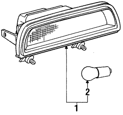 High Mount Lamps for 1988 Toyota Camry #1