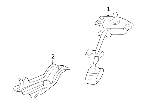 Spare Tire Carrier for 2013 Acura ZDX #0