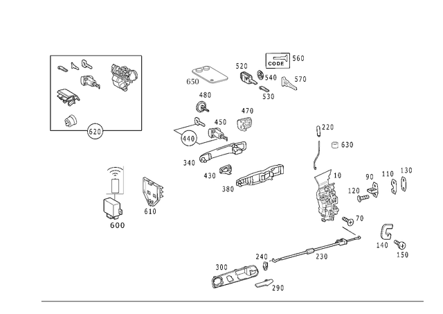 2107230224 - Front Doors: Edging for Mercedes-Benz Image image
