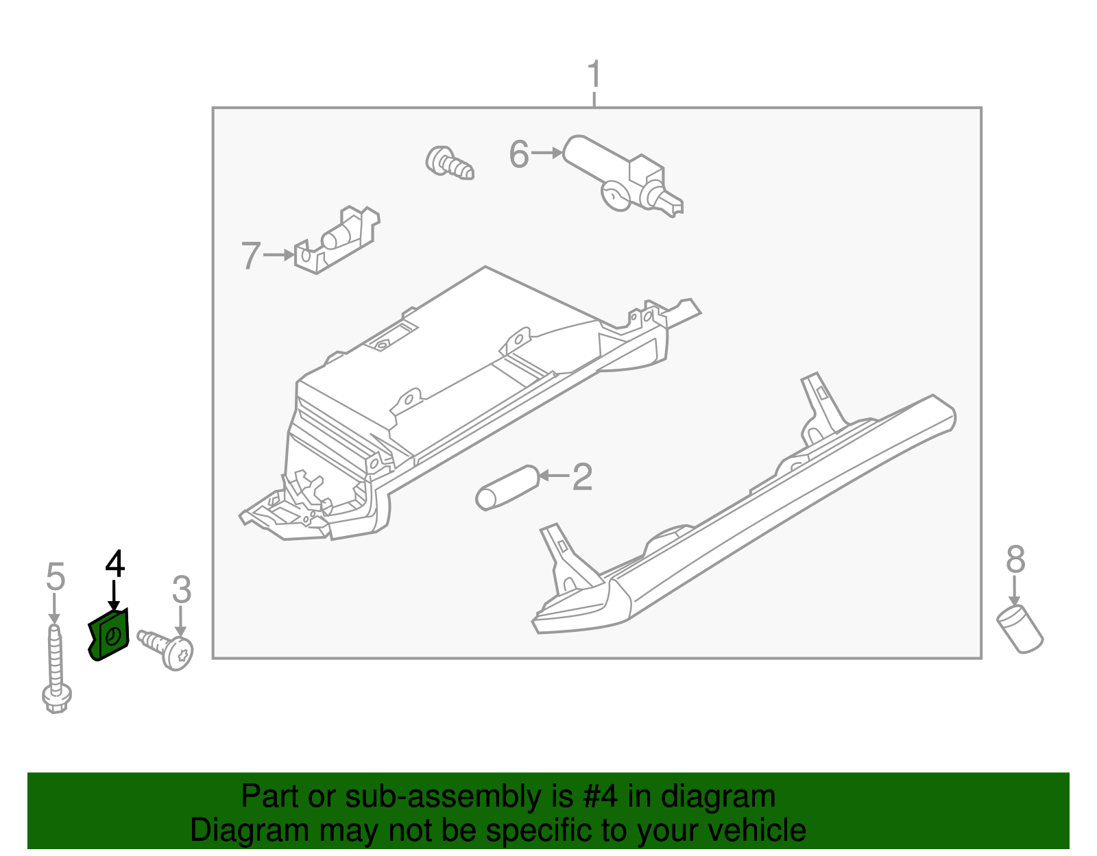Glove Box Assembly U-Nut - Porsche (N-906-988-01)