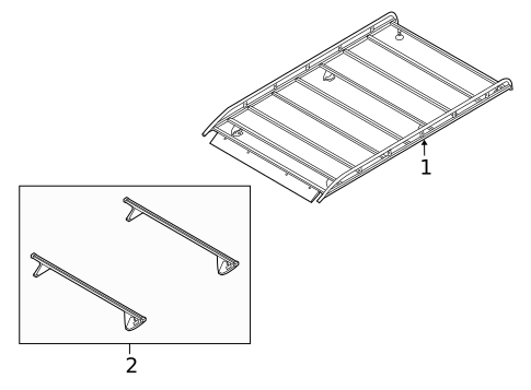 Luggage Carrier for 2010 Ford Transit Connect #0