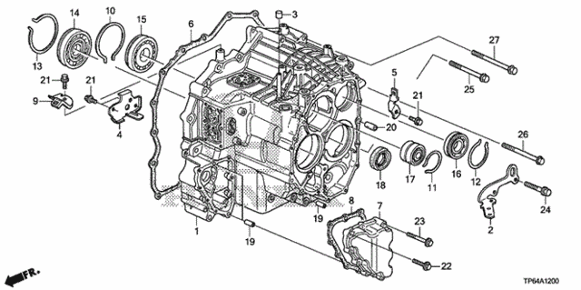 AT Transmission Case (L4) for 2012 Honda Crosstour #0