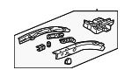 60810S0XA02ZZ - Body: Lower Rail for Honda: Odyssey Image
