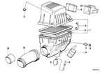 13721720861 - Fuel Preparation System: Air Filter Element for BMW Image