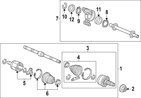 Drive Axles for 2024 Honda HR-V #0