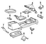 E4ZZ10C876A - : Face Plate for Ford Image