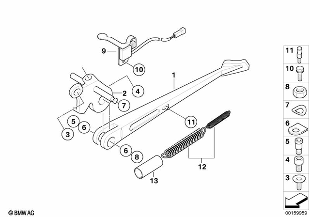 46537696845 - : Side Stand for BMW-Motorrad Image