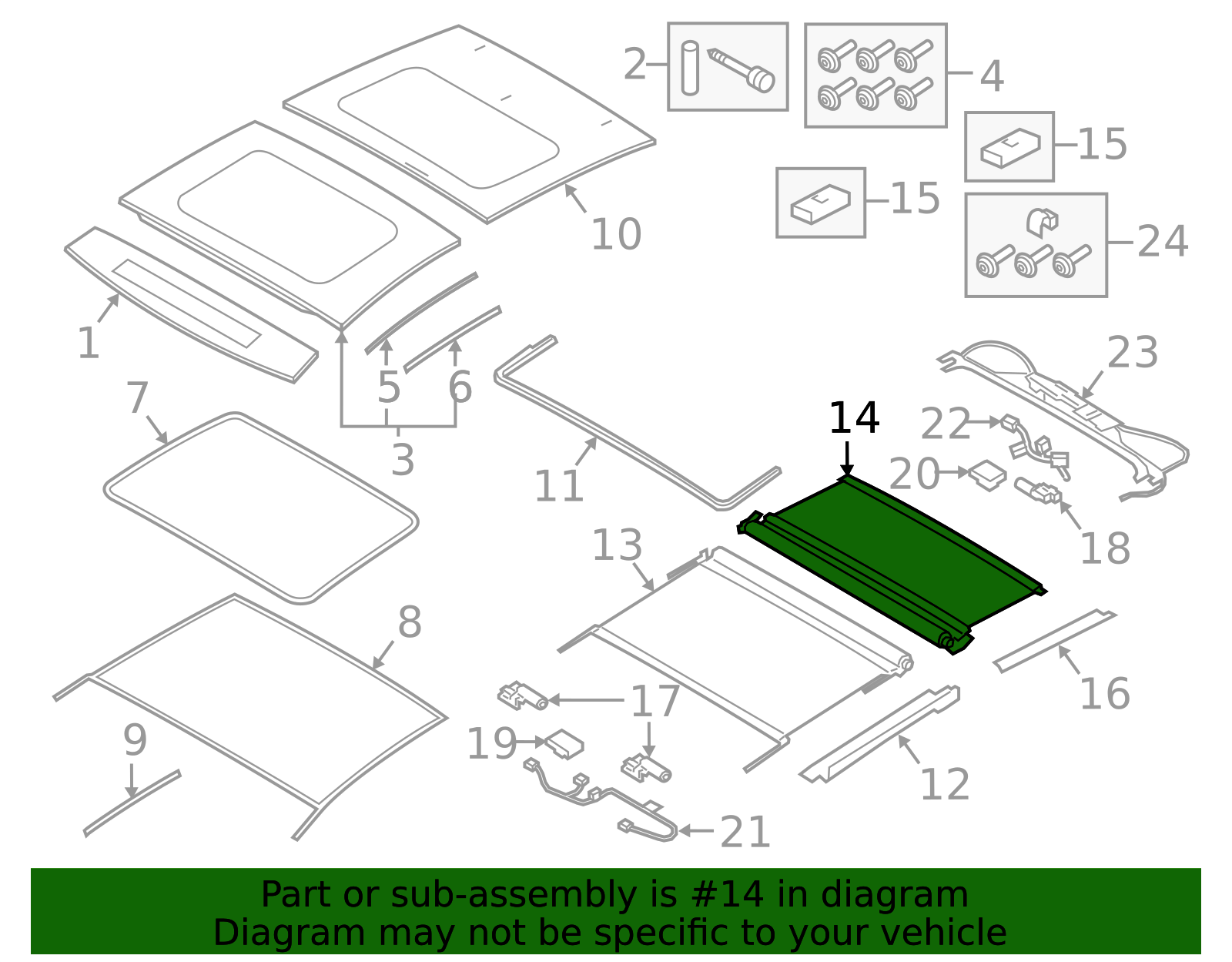 Sunshade 971-877-306-OL8 | OEM Parts Online