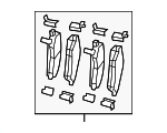 68044866AC - Brakes: Disc Brake Pad Set for Mopar Image