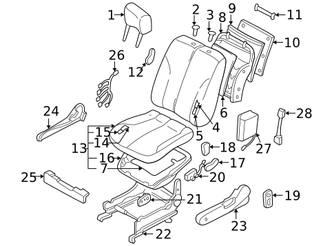 Heated Seats for 2003 INFINITI I35 #0