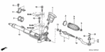53434SNAA01 - Chassis: CLIP, STEERING TIE ROD for Honda Image