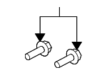 11517827 - Body: Bumper Face Bar Bolt for GM Image