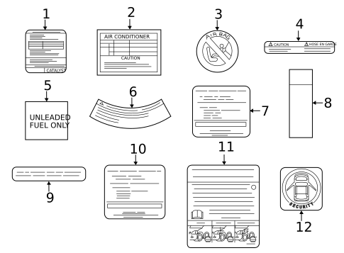 Labels for 2017 Nissan Pathfinder #0