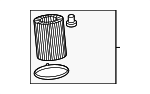 263502S001 - Engine: Oil Filter for Hyundai Image