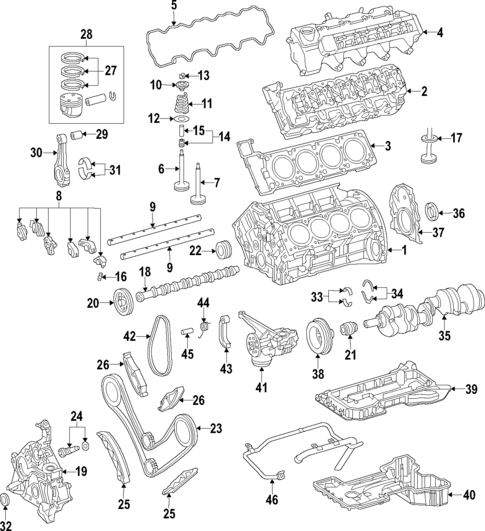Engine for 2006 Mercedes-Benz CLK55 AMG #0