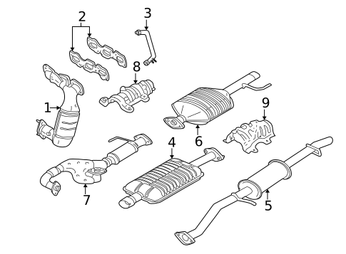 Catalytic Converter for 2006 Mazda Tribute #0
