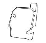 5MJ92DX9AB - Body: Seat Back Cover for Chrysler: Town &amp; Country | Dodge: Grand Caravan | Ram: C/V Image