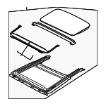 12804320 - : Sunroof Assembly for Saab: 9-3 Image