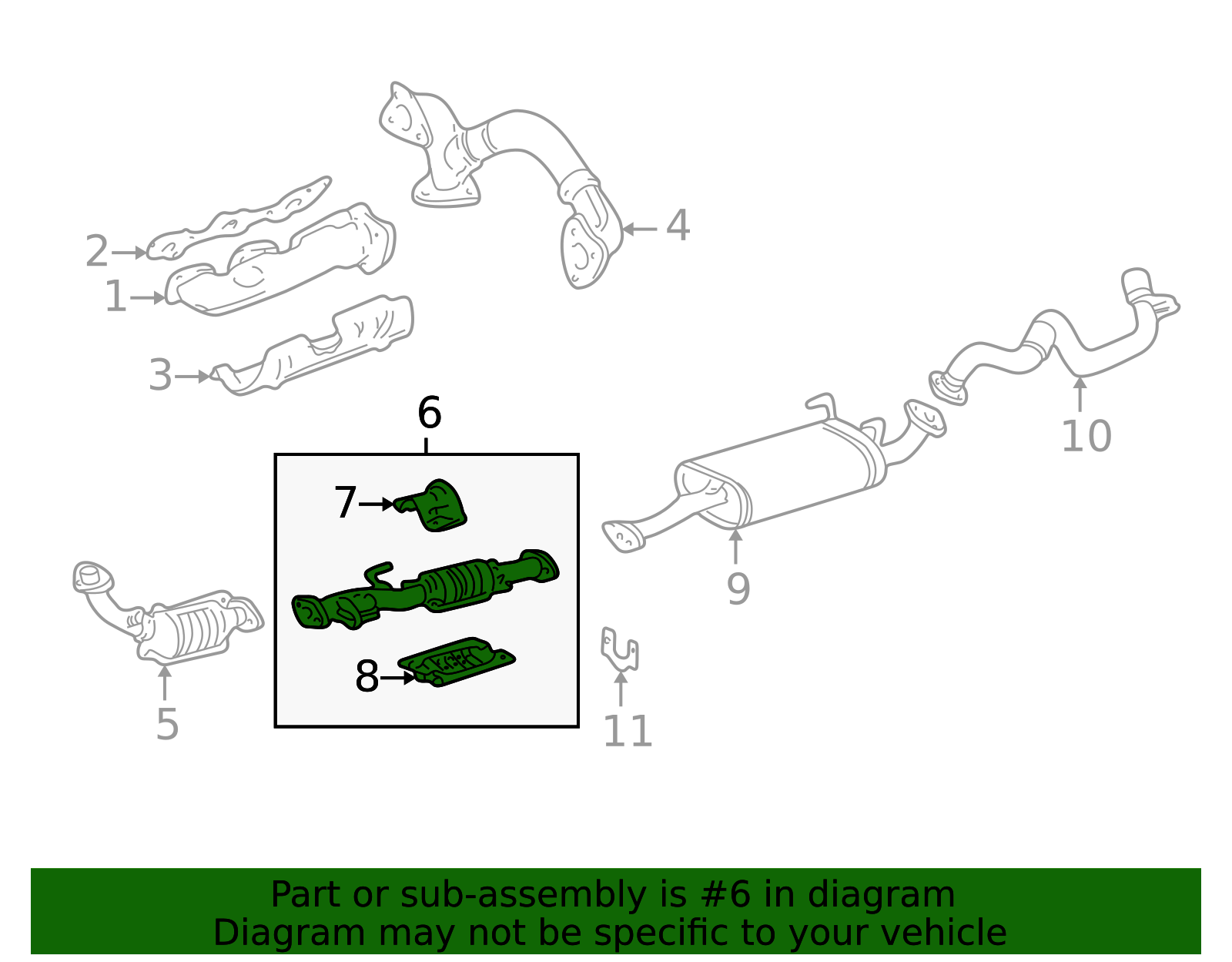 1999-2002 Toyota 4Runner Catalytic Converter 17450-75020 | Toyota OEM ...