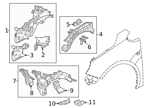 Structural Components & Rails for 2017 Buick Cascada #0