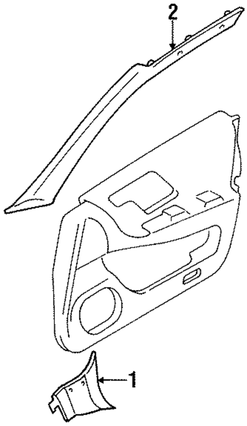 Interior Trim - Cowl for 1990 INFINITI Q45 #0