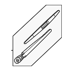 287801AA1A - Body: Wiper Arm Assembly for Nissan: Murano Image