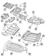 68078060AA - Frame, Bumper and Fascia: Transfer Case Damper for Mopar Image