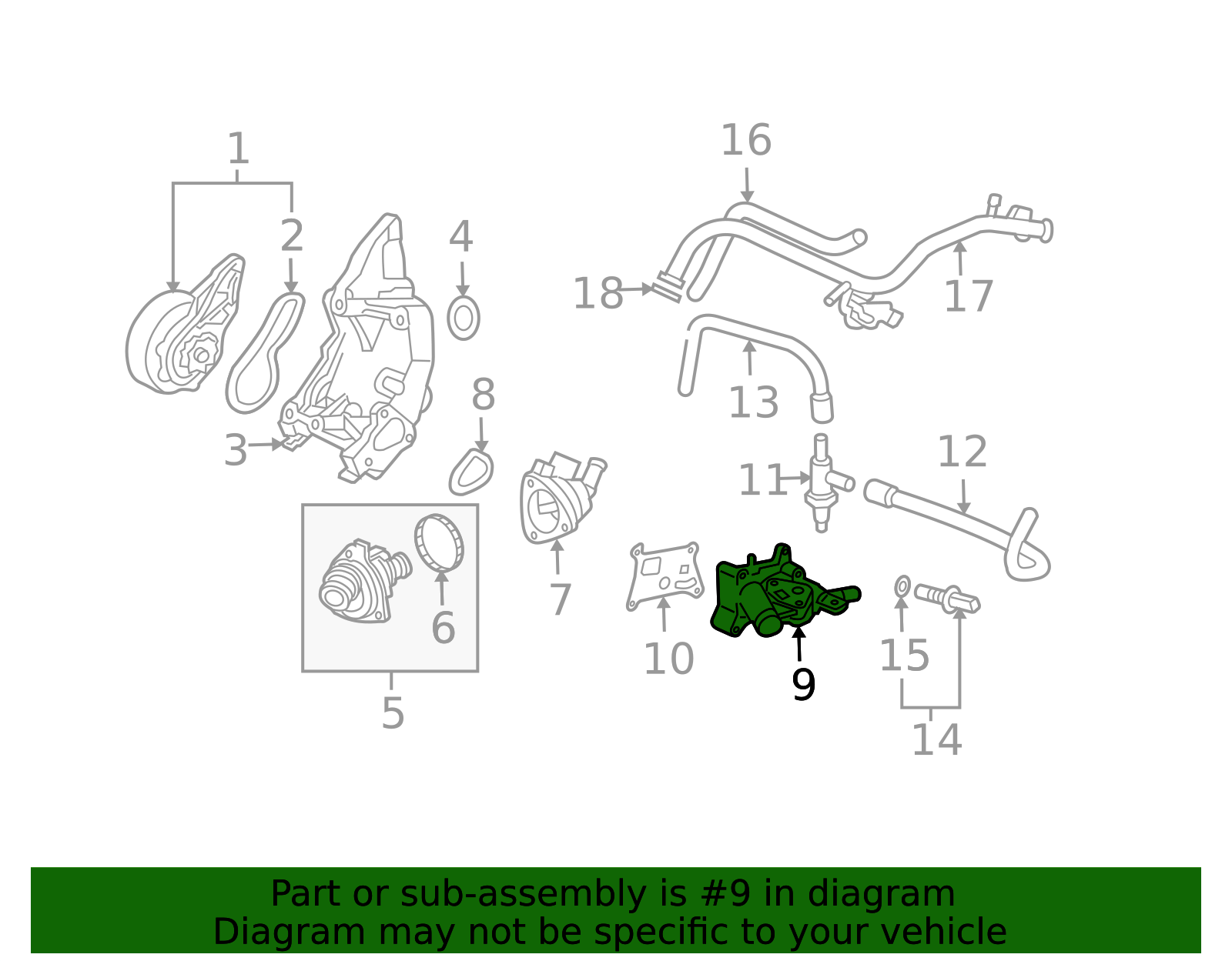 18712-PZD-A00 - Egr Chamber 2003-2011 Honda Element | Honda Acura Parts ...