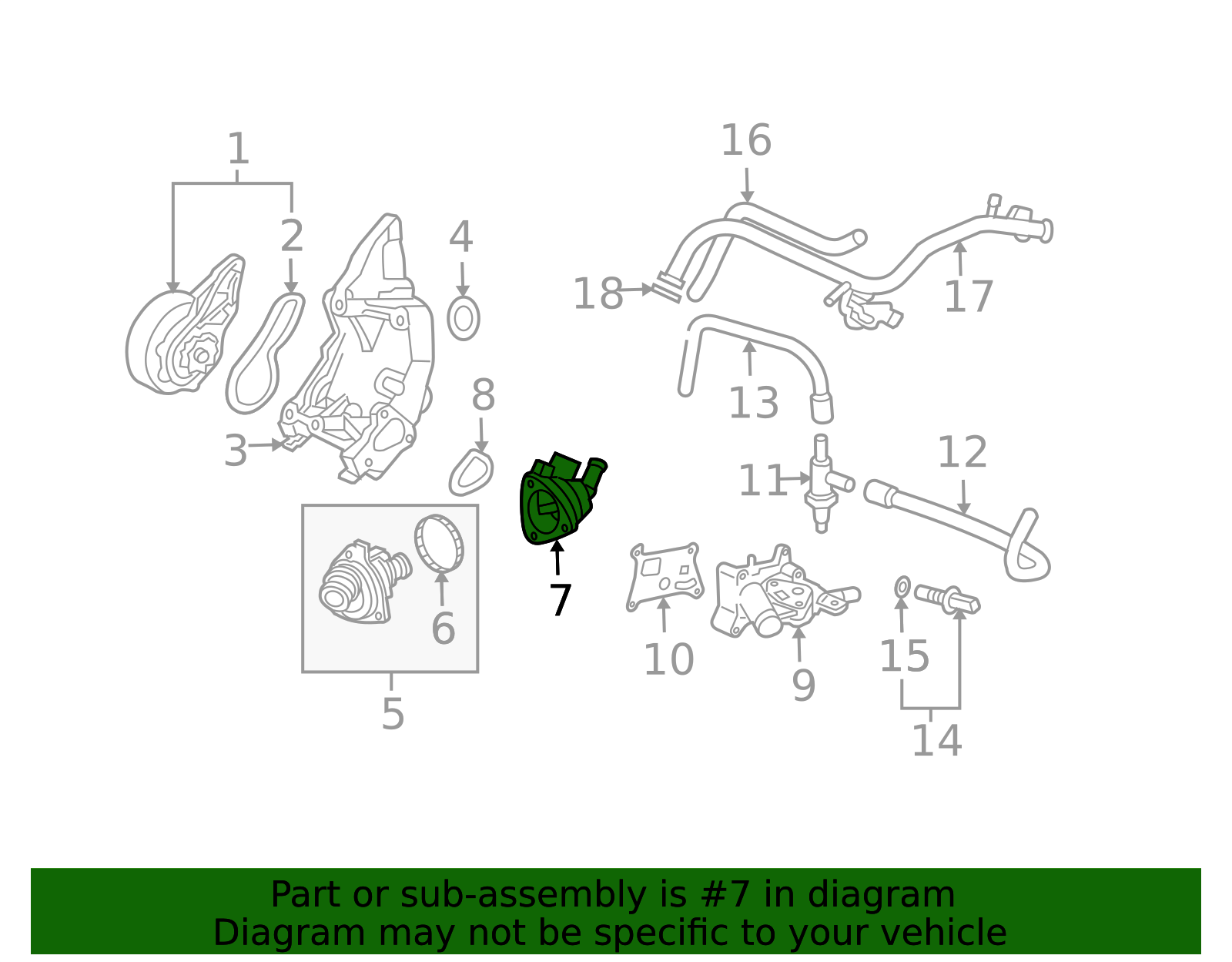 2003-2015 Honda Thermostat Housing 19320-RAA-A02 | Cheaper Honda Parts