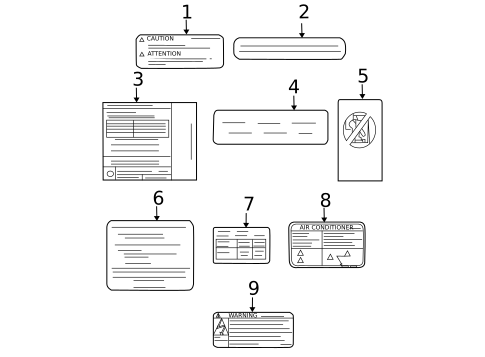 Labels for 2010 Nissan Altima #0