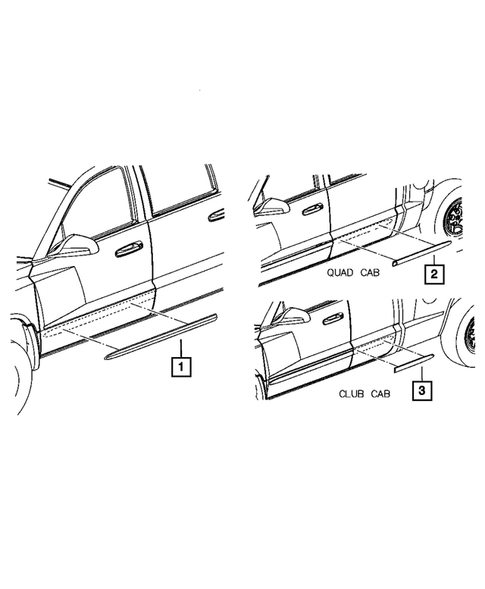 Moldings and Ornamentation for 2007 Dodge Dakota #0