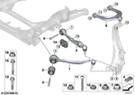 31108866773 - Front Axle: Tension Strut with Hydraulic Mount, Left for BMW Image