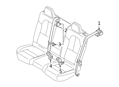 Seat Belt for 2019 Volvo XC40 #3