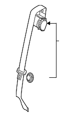 32149676 - Electrical: Center Seat Belt for Volvo Image
