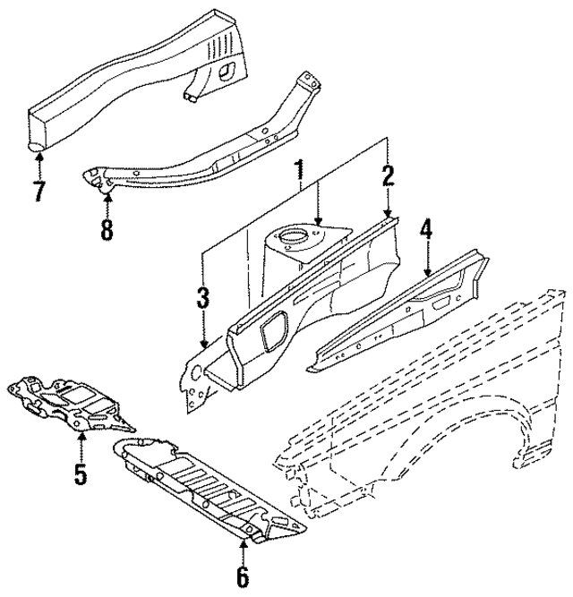 7589950A10 - : Under Cover for Nissan Image