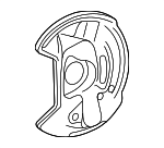 5096879AA - Brakes: Splash Shield for Chrysler: Crossfire Image