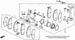 45214SH3A01 - Chassis: BOOT, PISTON for Honda Image