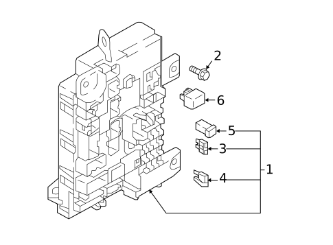 Fuse & Relay for 2025 Mitsubishi Eclipse Cross #1