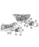 4596507AB - : A/C Compressor Bolt for Chrysler: Sebring | Dodge: Stratus Image