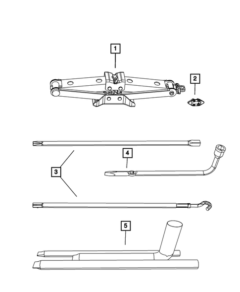 Jack Stowage for 2022 Jeep Gladiator #0