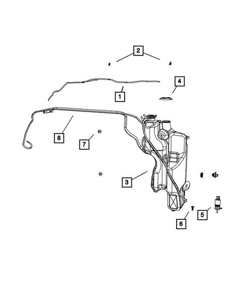 Wiper and Washer System for 2009 Dodge Dakota #1