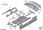 41009625723 - Bodywork: Reinforcement, Entry, Left for BMW Image