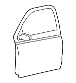 55276054AB - Body: Door Shell for Mopar Image
