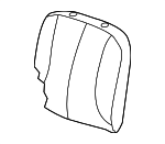 5MW01HL1AB - Body: Seat Back Cover for Ram: 1500, 2500, 3500 Image