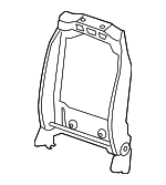 68050468AA - Body: Seat Back Frame for Dodge: Ram 2500, Ram 3500 | Ram: 1500, 1500 Classic, 2500, 3500 Image