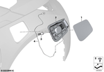51177335742 - : Cover Housing Charging Socket for BMW Image